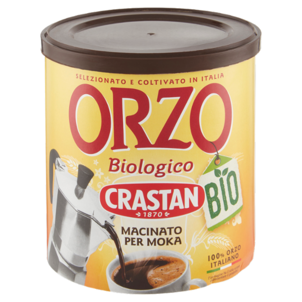 Crastan Bio Orzo Biologico Macinato per Moka 400 g