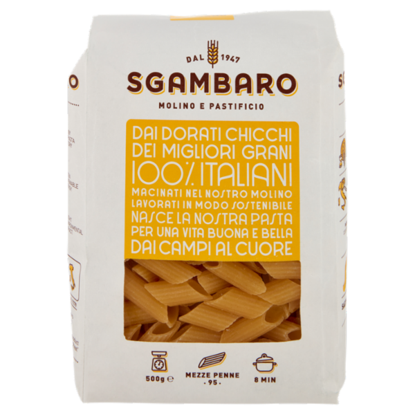 Sgambaro Mezze Penne 95 500 g