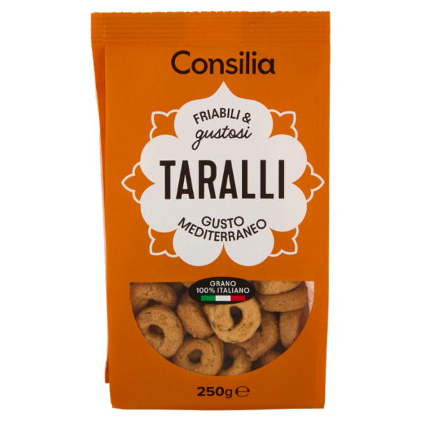 Consilia Taralli Gusto Mediterraneo 250 g