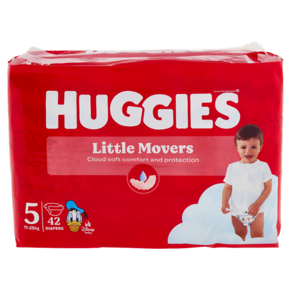 Huggies Little Movers Pannolini 5 11-25 Kg 42 pz