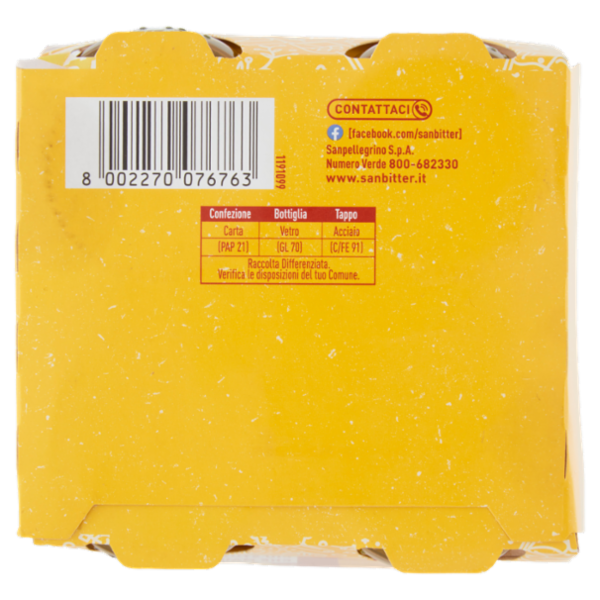 SANBITTÈR Fizz 4x25cl