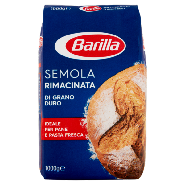 Barilla Semola Rimacinata Grano Duro Ideale per Pane e Pasta Fresca 1000g