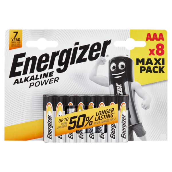 Energizer Alkaline Power AAA 8 pz