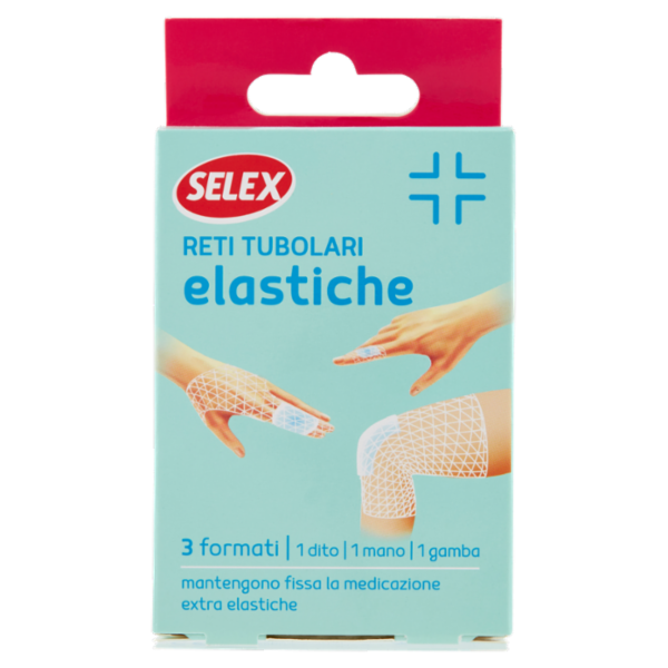 Selex Reti Tubolari Elastiche per Dito/Mano/Gamba 3 Formati 3 pezzi
