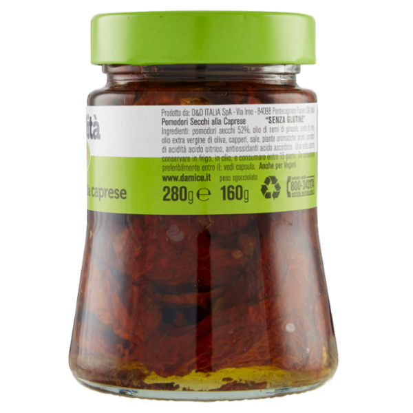 D'Amico le Specialità pomodori secchi alla caprese 280 g