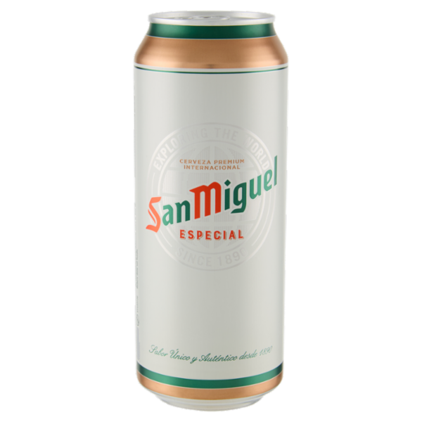 SAN MIGUEL Especial Birra lager spagnola lattina 50 cl
