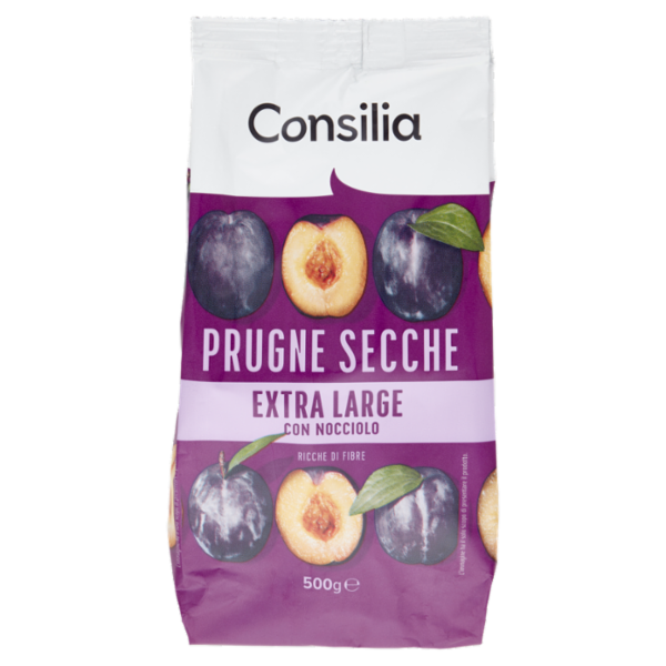 Consilia Prugne Secche Extra Large con Nocciolo 500 g