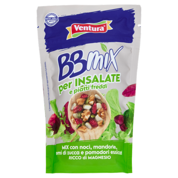 Ventura BBmix per Insalate Mix con noci, mandorle, semi di zucca e pomodori essiccati 150 g