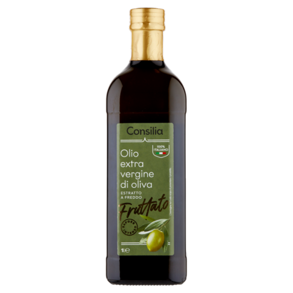 Consilia Olio Extra Vergine di Oliva Fruttato 100% Italiano 1 L