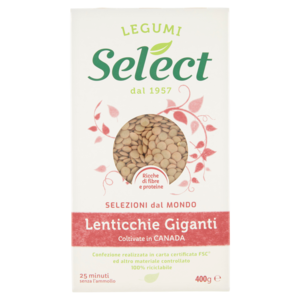 Select Selezioni Dal Mondo Lenticchie Giganti 400 g
