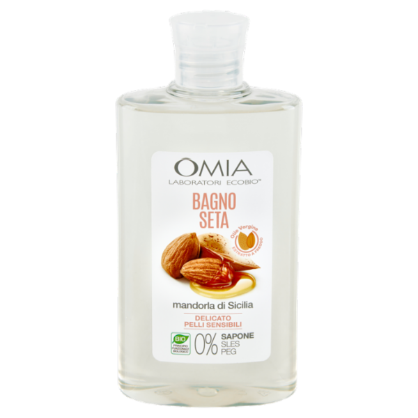 Omia Laboratori Ecobio Bagno Seta mandorla di Sicilia Delicato 400 ml