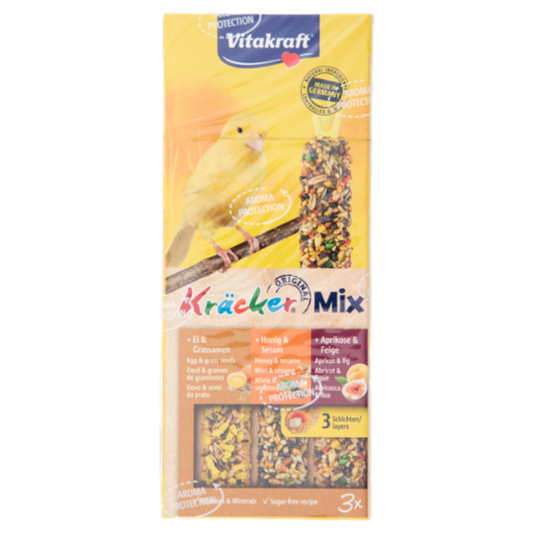 Vitakraft Kräcker Original Mix canarini 3 pezzi 80 g