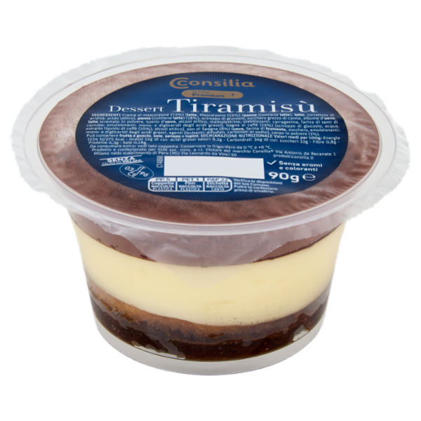 Consilia Scelte Premium Dessert Tiramisù 90 g