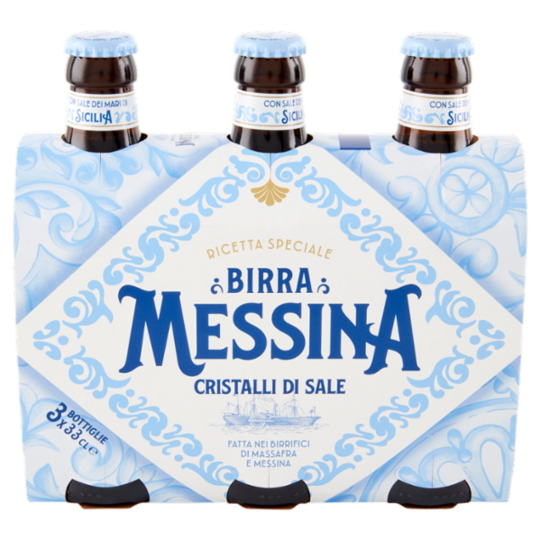 Birra Messina Cristalli di Sale 3 x 33 cl