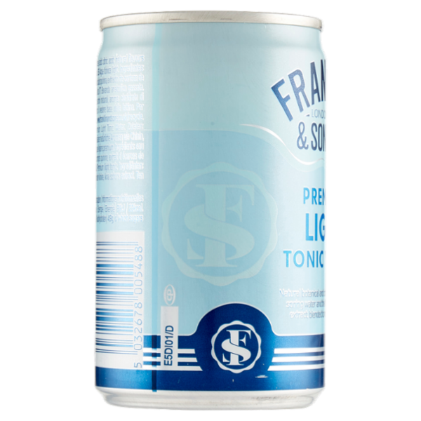 Franklin & Sons Ltd Premium Light Tonic Water 150 ml