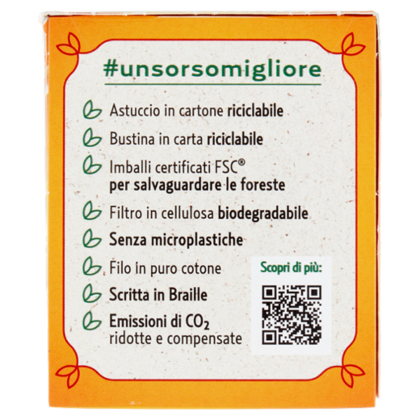 Pompadour Infuso Zenzero Curcuma bustine 20 x 1,8 g