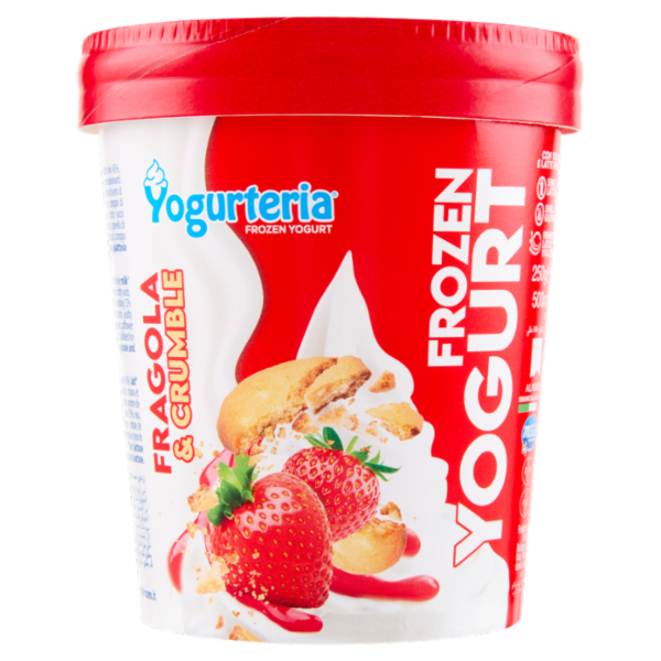 Yogurteria Frozen Yogurt Fragola & Crumble 250 g