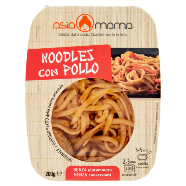 asia mama Noodles con Pollo 200 g