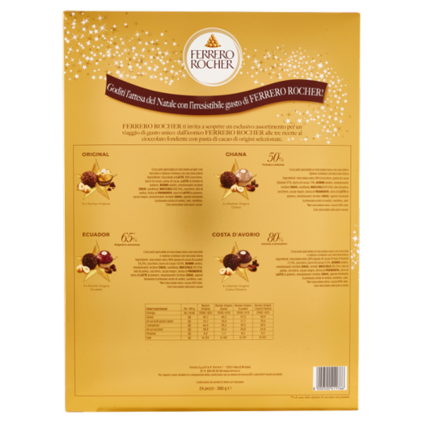 Ferrero Rocher Calendario dell'Avvento 24 pezzi 300 g