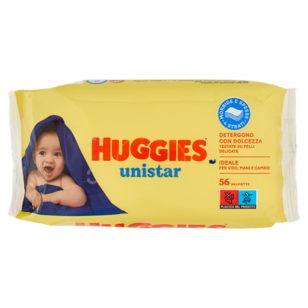 Huggies unistar Salviette 56 pz