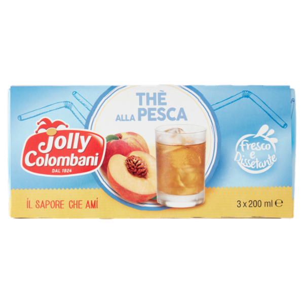Jolly Colombani Thè alla Pesca 3 x 200 ml