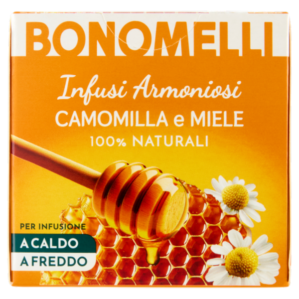 Bonomelli Infusi Armoniosi 100% Naturali Camomilla e Miele 12 filtri 24 g