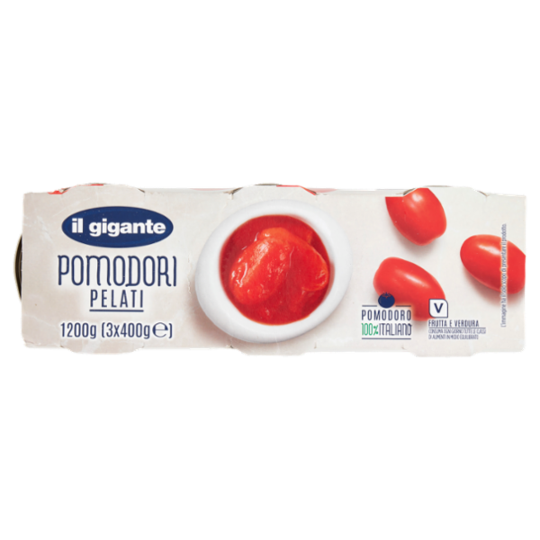 IL GIGANTE Pomodori Pelati 3 x 400 g