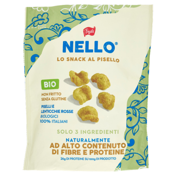 Figulì Nello lo Snack al Pisello Bio 70 g