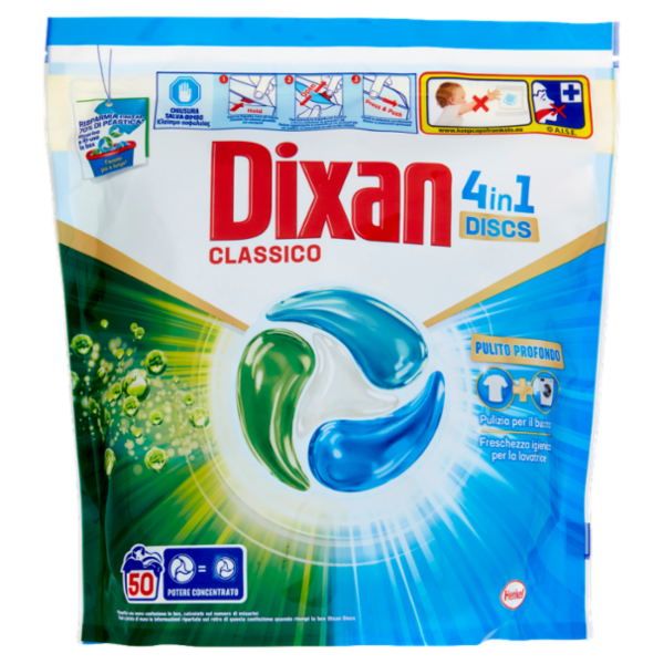 DIXAN Discs Classico 50pz (825g)