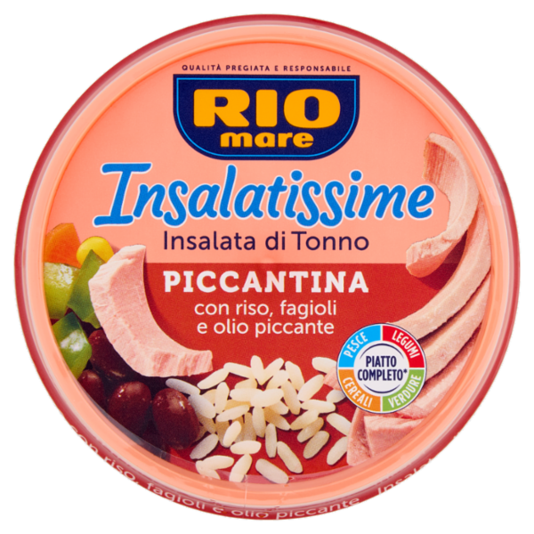 Rio mare Insalatissime Insalata di Tonno Piccantina con riso, fagioli e olio piccante 200 g