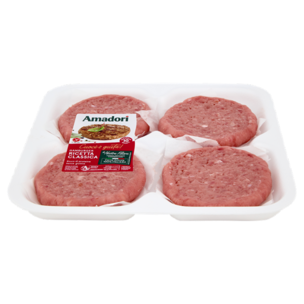 Amadori Hamburger Ricetta Classica 0,408 kg