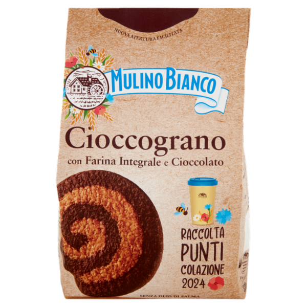 Mulino Bianco Cioccograno Biscotti con Farina Integrale e Cioccolato 330g