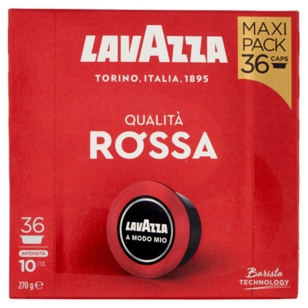 Lavazza A Modo Mio Qualità Rossa 36 Capsule 270 g