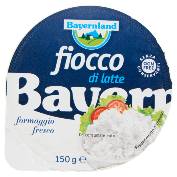Bayernland fiocco di latte formaggio fresco 150 g