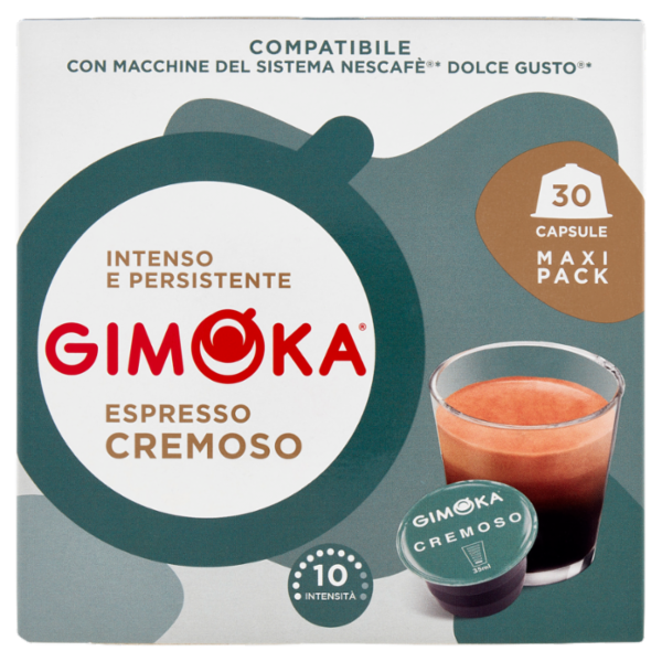 Gimoka Espresso Cremoso Compatibile Nescafè* Dolce Gusto* 30 Capsule 210 g