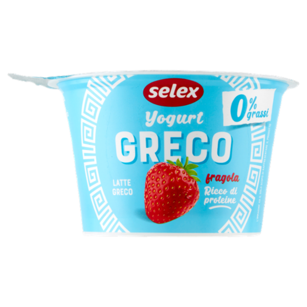 Selex Yogurt Greco 0% Grassi Fragola 150 g