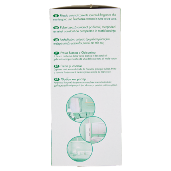 Air Wick Freshmatic Fresia Bianca e Gelsomino Spray Automatico per Ambienti 250 ml