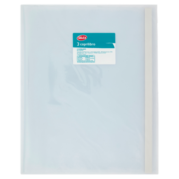 Selex Coprilibro Neutro o Colorato 3 pezzi