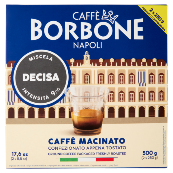 Caffè Borbone Miscela Decisa Caffè Macinato 2 x 250 g