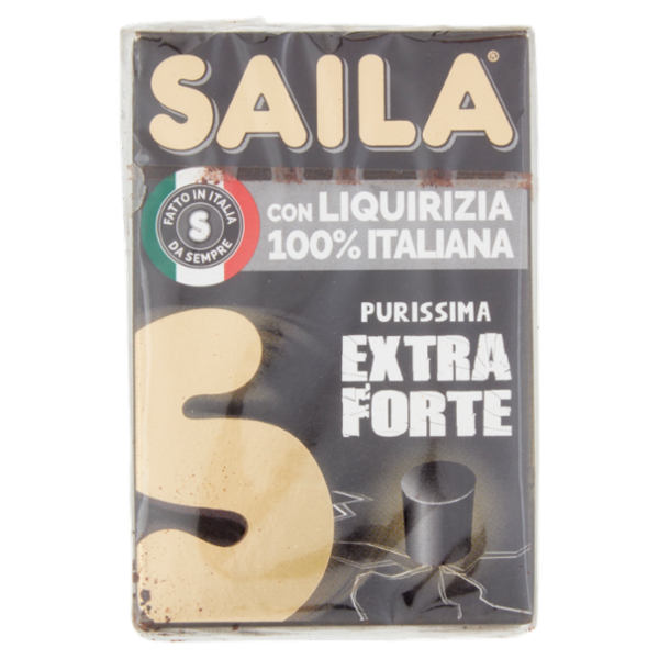 Saila con Liquirizia 100% Italiana Purissima Extra Forte 36 g