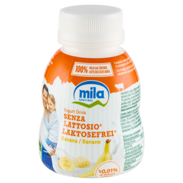 mila Yogurt Drink Senza Lattosio* Banana 200 g