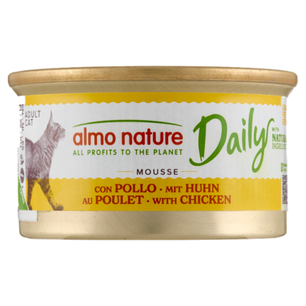 almo nature Daily Adult Cat Mousse con Pollo 85 g