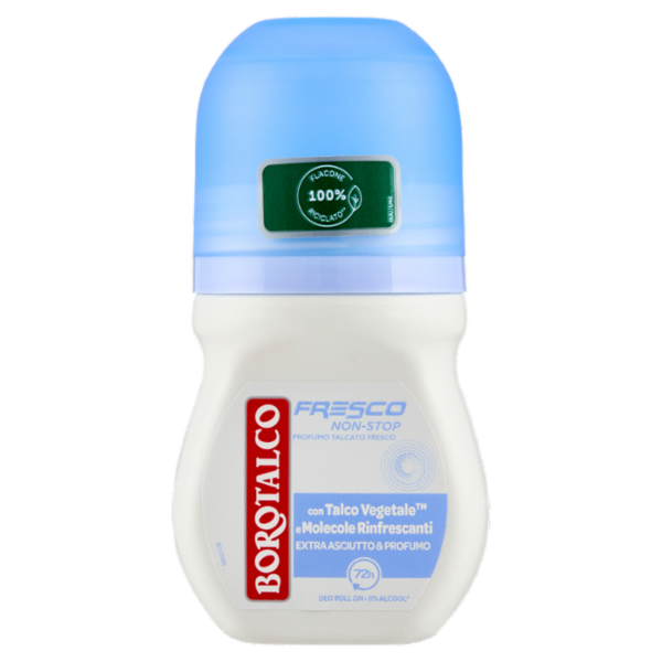Borotalco Fresco Non-Stop Profumo Talcato Fresco Deo Roll On 50 ml