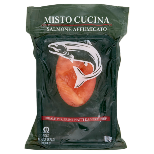 Misto Cucina Ritagli di Salmone Affumicato 500 g