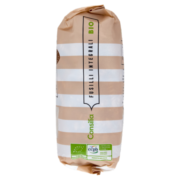 Consilia Pasta di Semola Integrale Fusilli Biologici 500 g