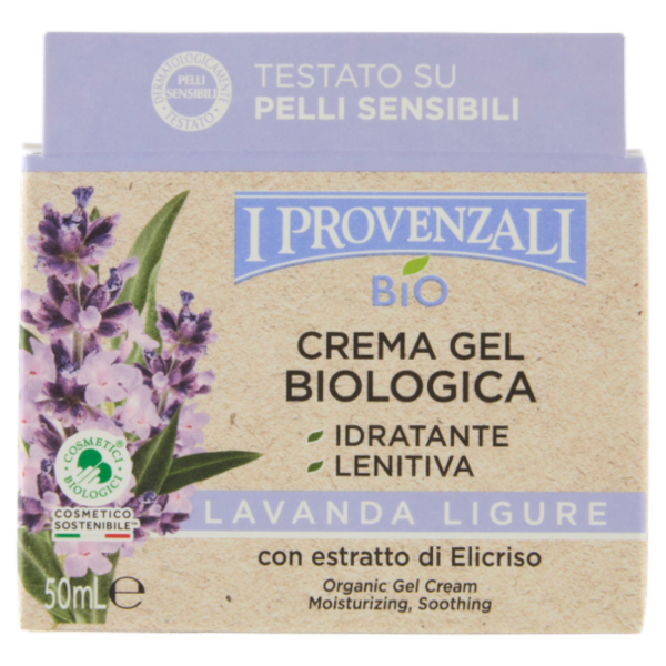 I Provenzali Bio Crema Gel Biologica Lavanda Ligure 50 mL