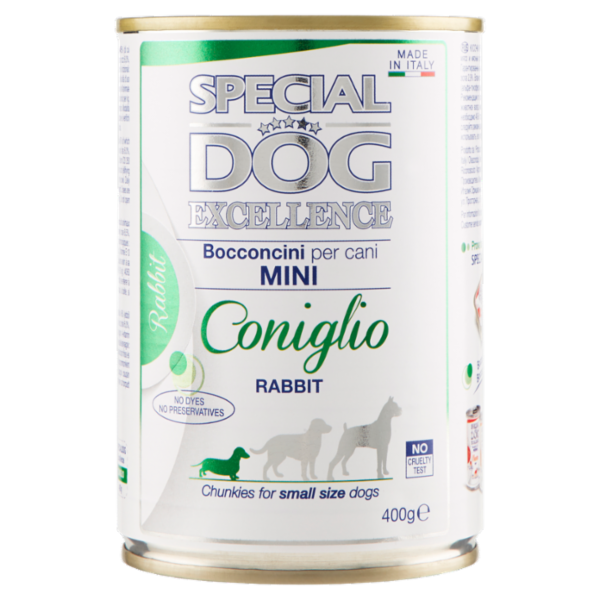 Special Dog Excellence Bocconcini per cani Mini Coniglio 400 g