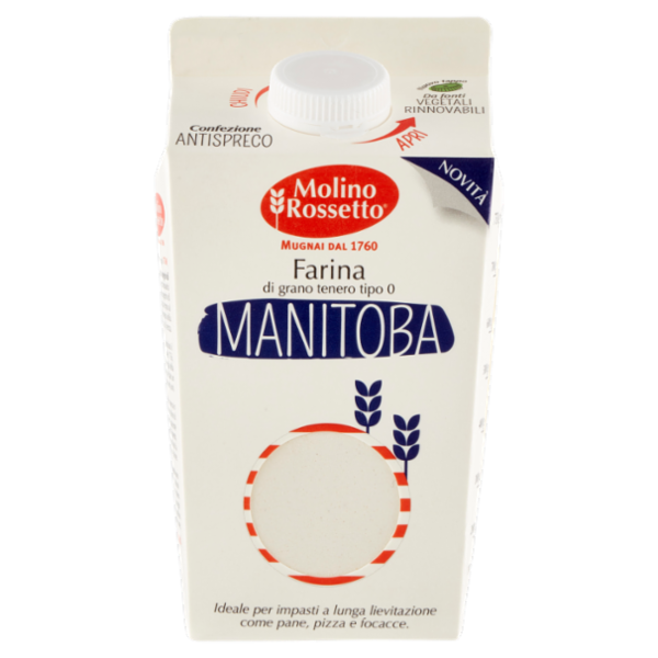 Molino Rossetto Farina di grano tenero tipo 0 Manitoba 750 g