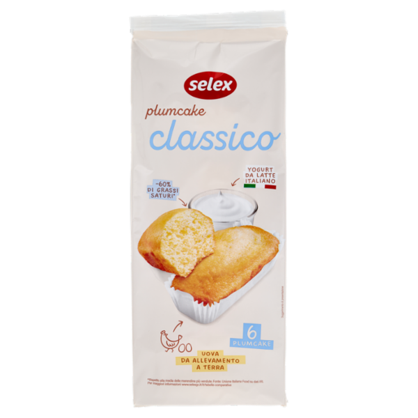 Selex Plum Cake Preparati con Yogurt 6x33 g