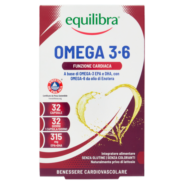 equilibra Omega 3-6 32 Capsule 38,4 g